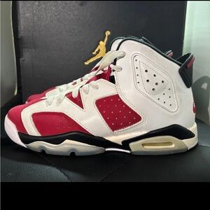 Jordan Kids Sneakers Red and White